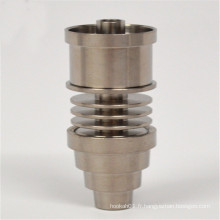 6in1 Titeless Titanium pour fumer avec insert E-Nail (ES-TN-044)